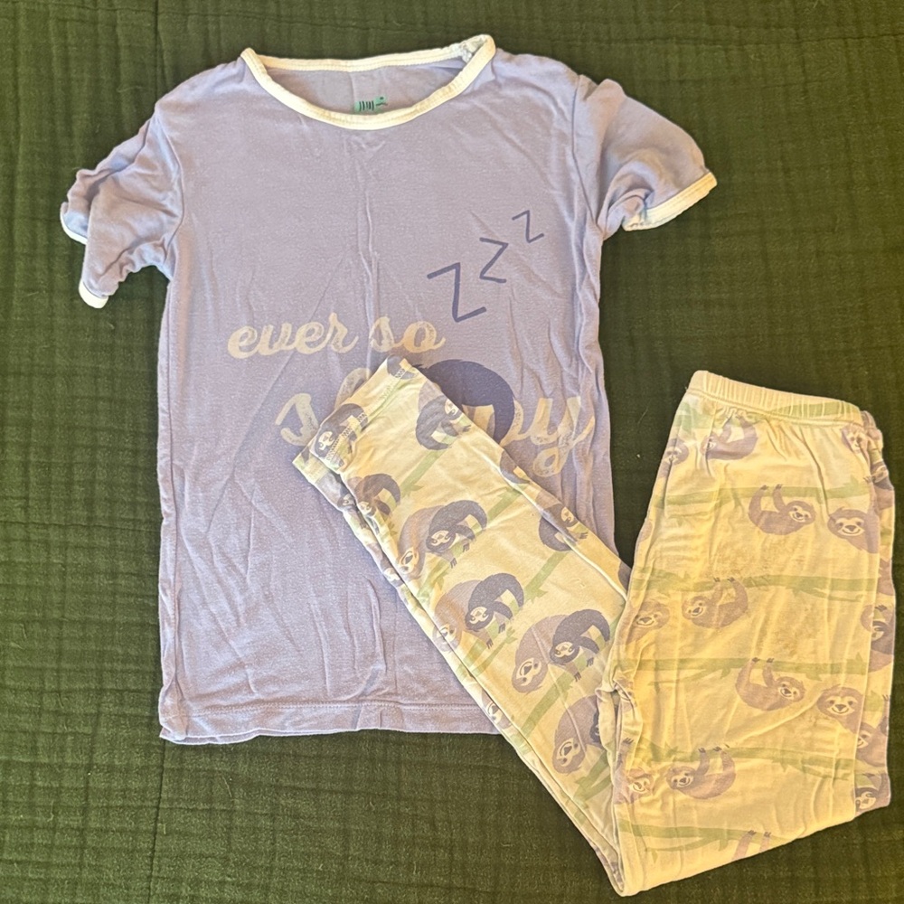 Kickee Pants sloth pajamas